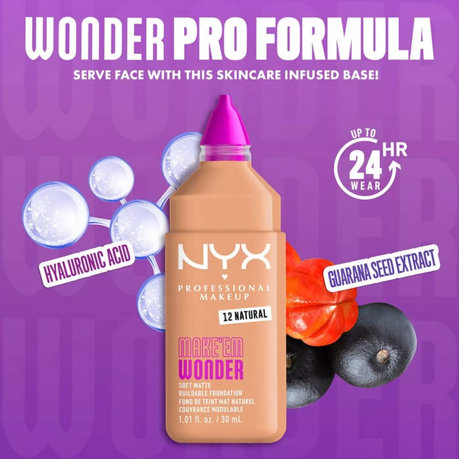 NYX Make ‘Em Wonder™ Soft Matte Buildable Foundation 3