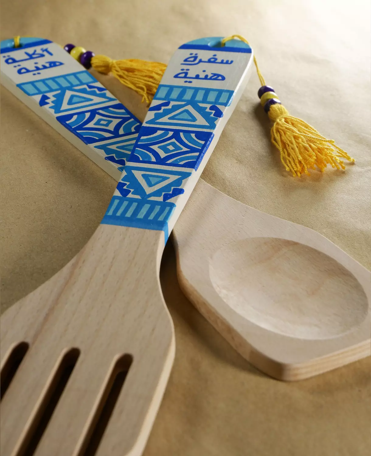 Shapes blue Fork & spoon 1