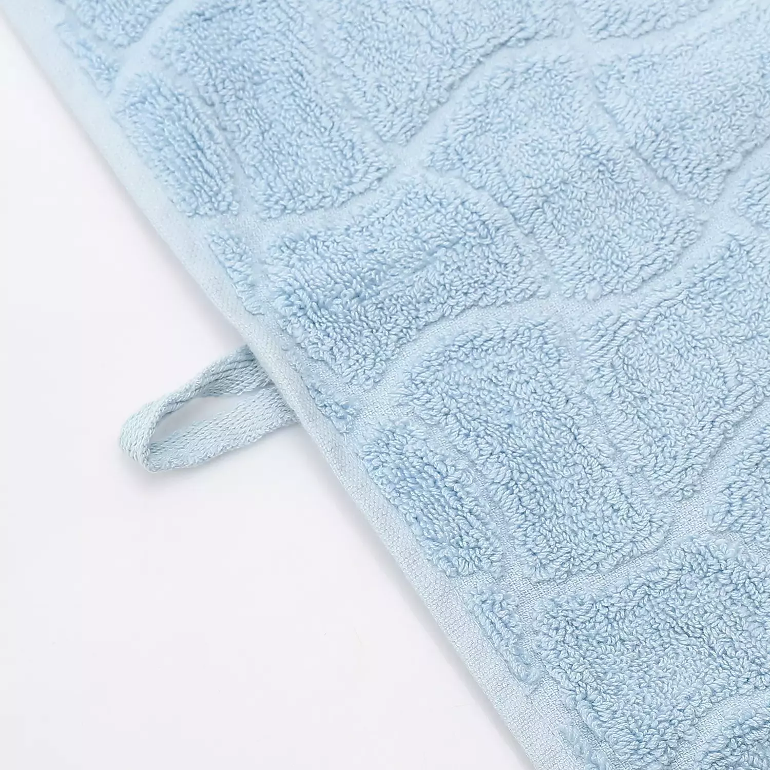 Towel  100% Cotton Size 70 x 140 cm - 2630 - Baby Blue 2