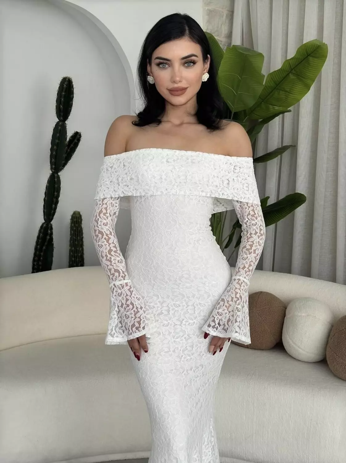 Dantel Lace Off Shoulder  2