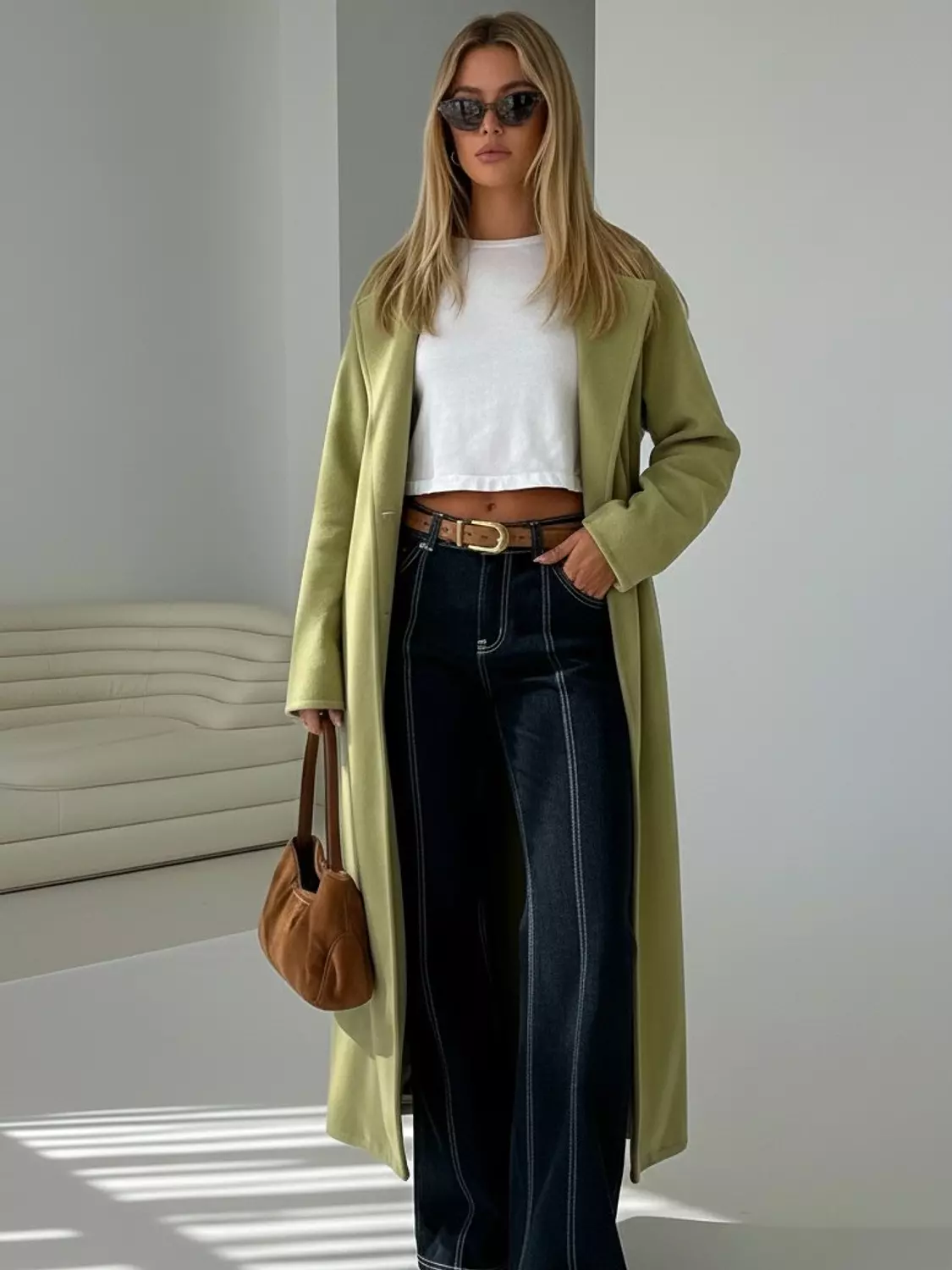 Long Wool Coat 