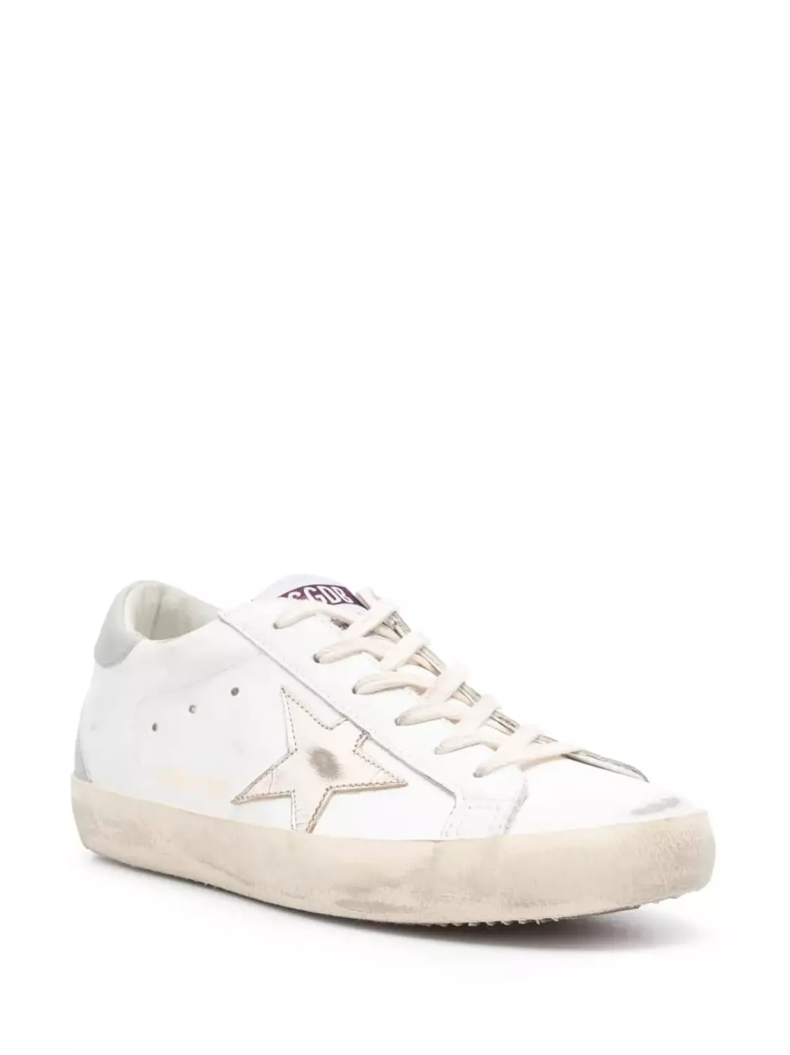 Golden Goose White Super-Star Classic Sneakers 1