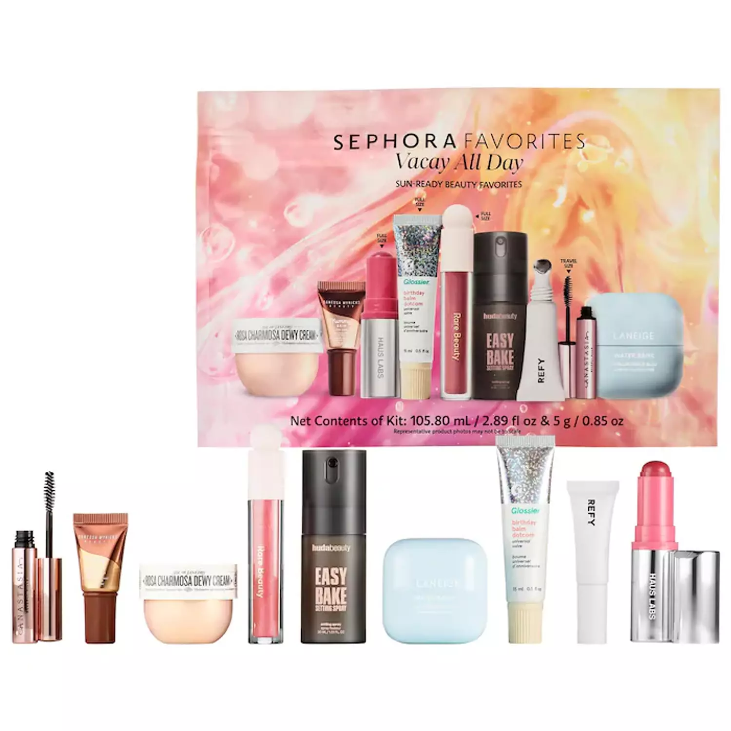 Sephora Favorites  Vacay All Day Makeup and Skincare Value Set image