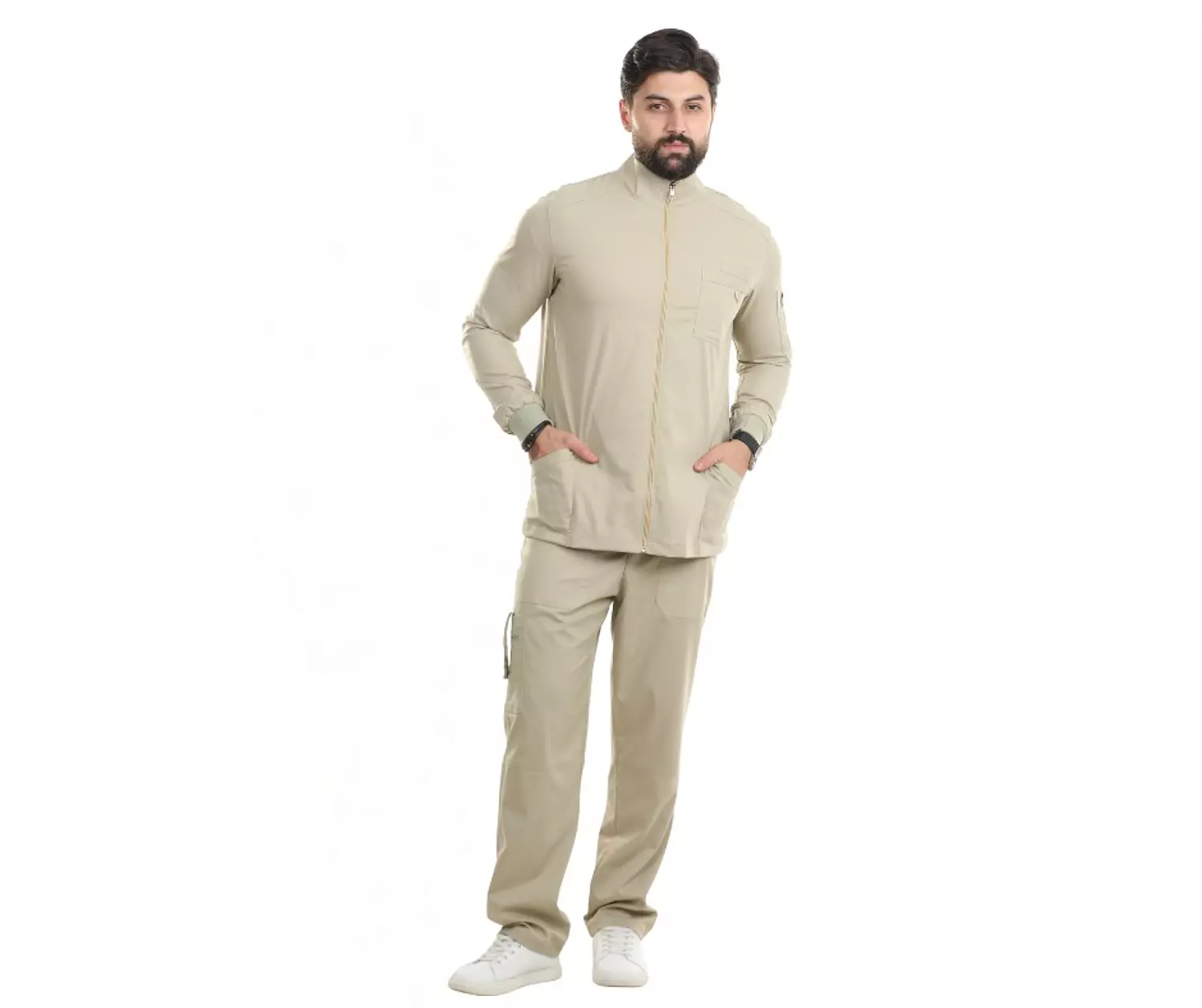 Beige New Dynamic Jacket  3