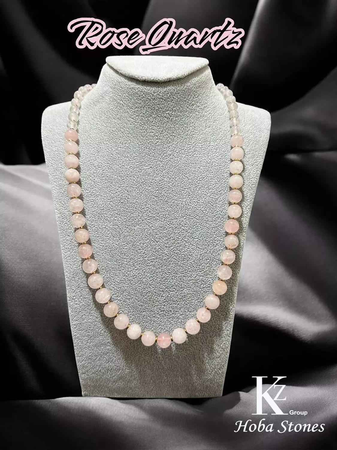 Necklace Rose quartz  image