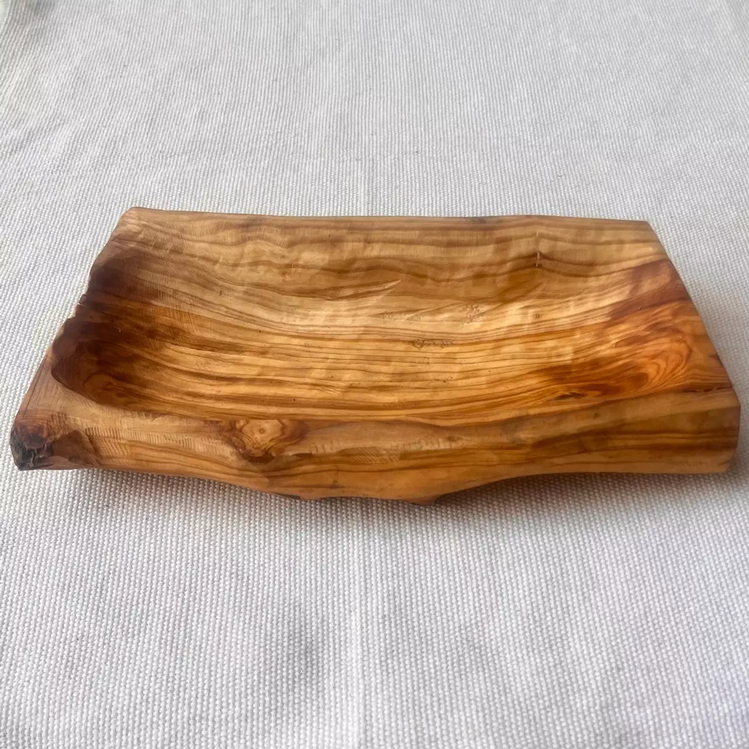 Olive Wood Deep Serving Platter 4