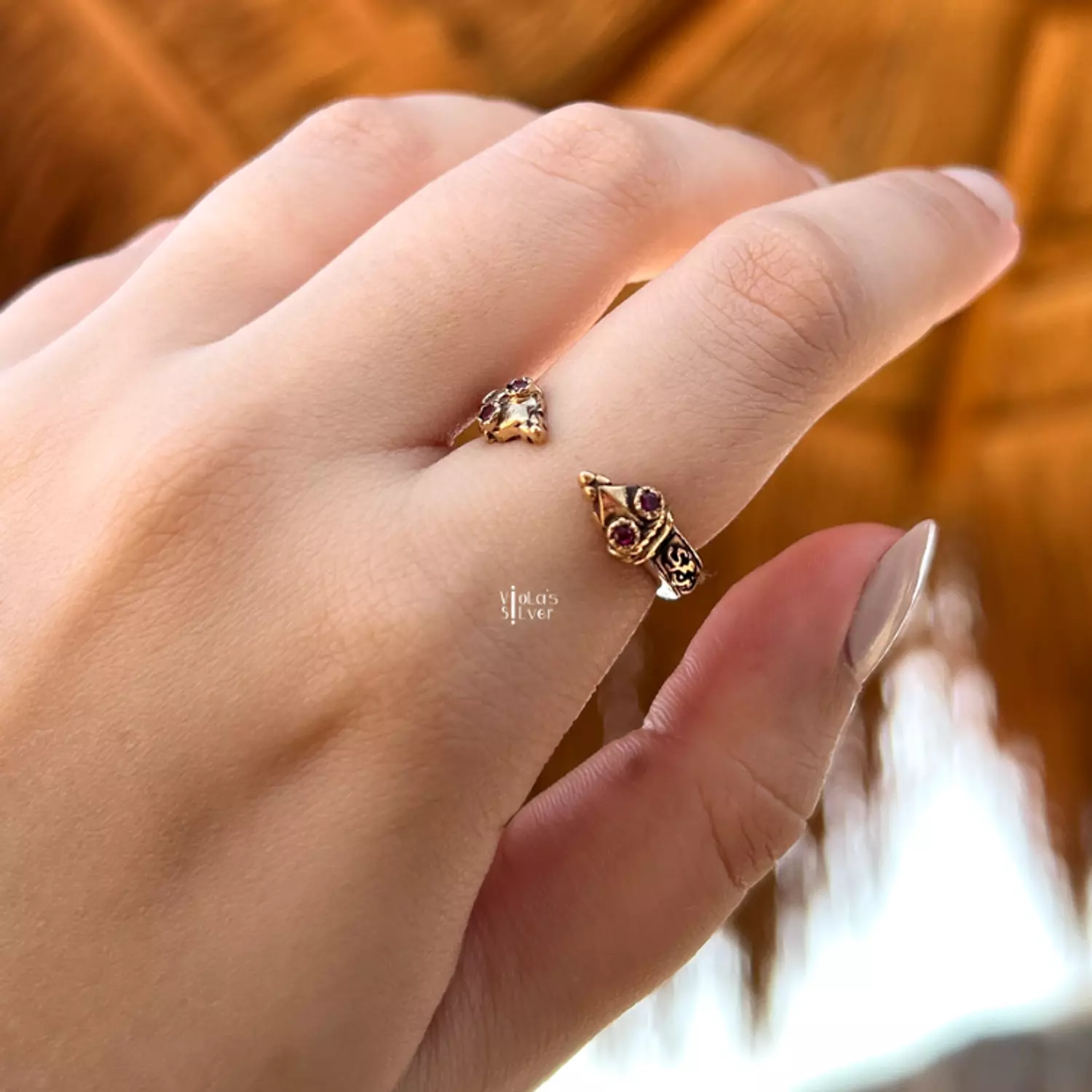 Snake silver ring ( Enta Omry ) image