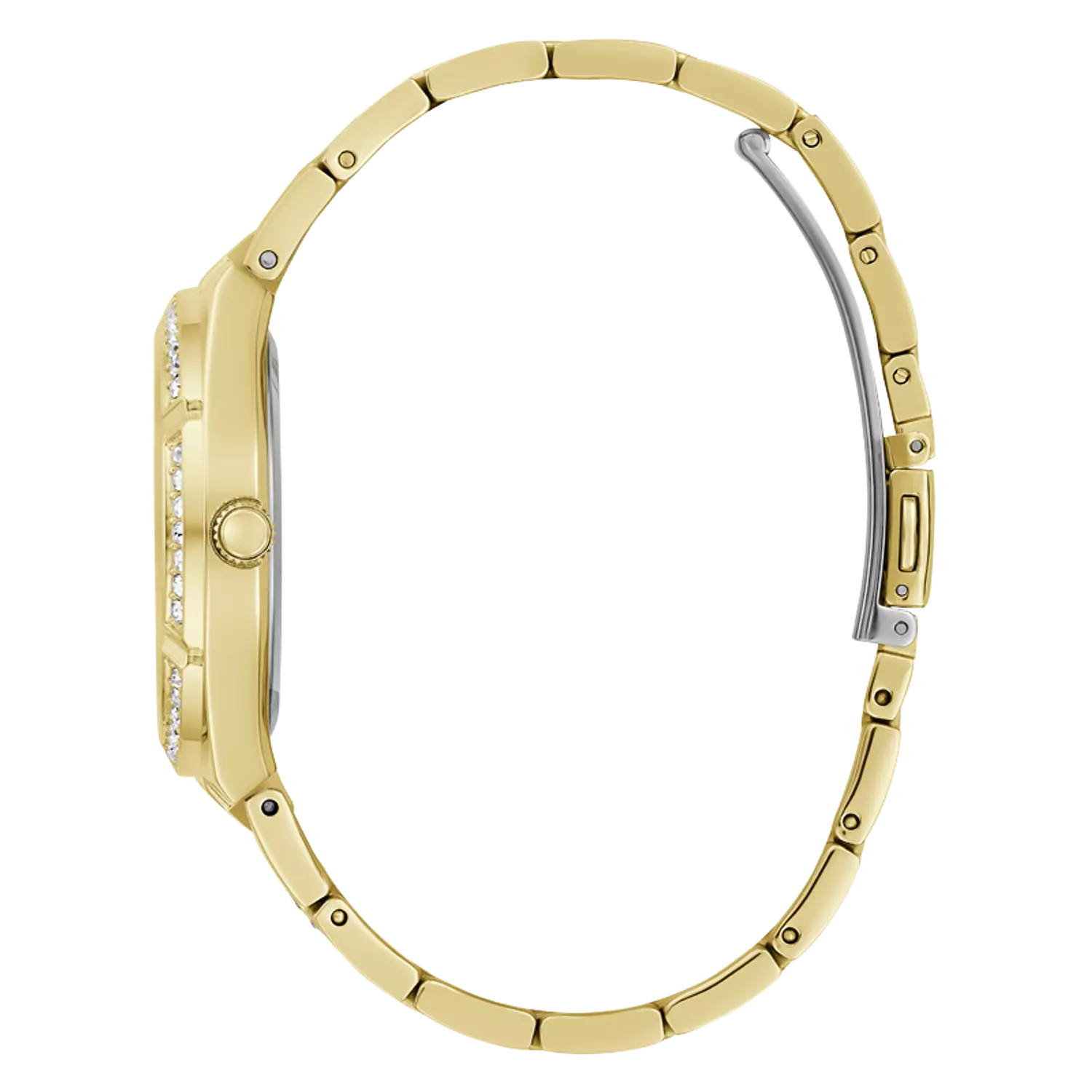 Guess GW0604L2 Ladies Watch Multi-function Movement Round Shape Gold Tone Polished Stainless Steel Bracelet 2
