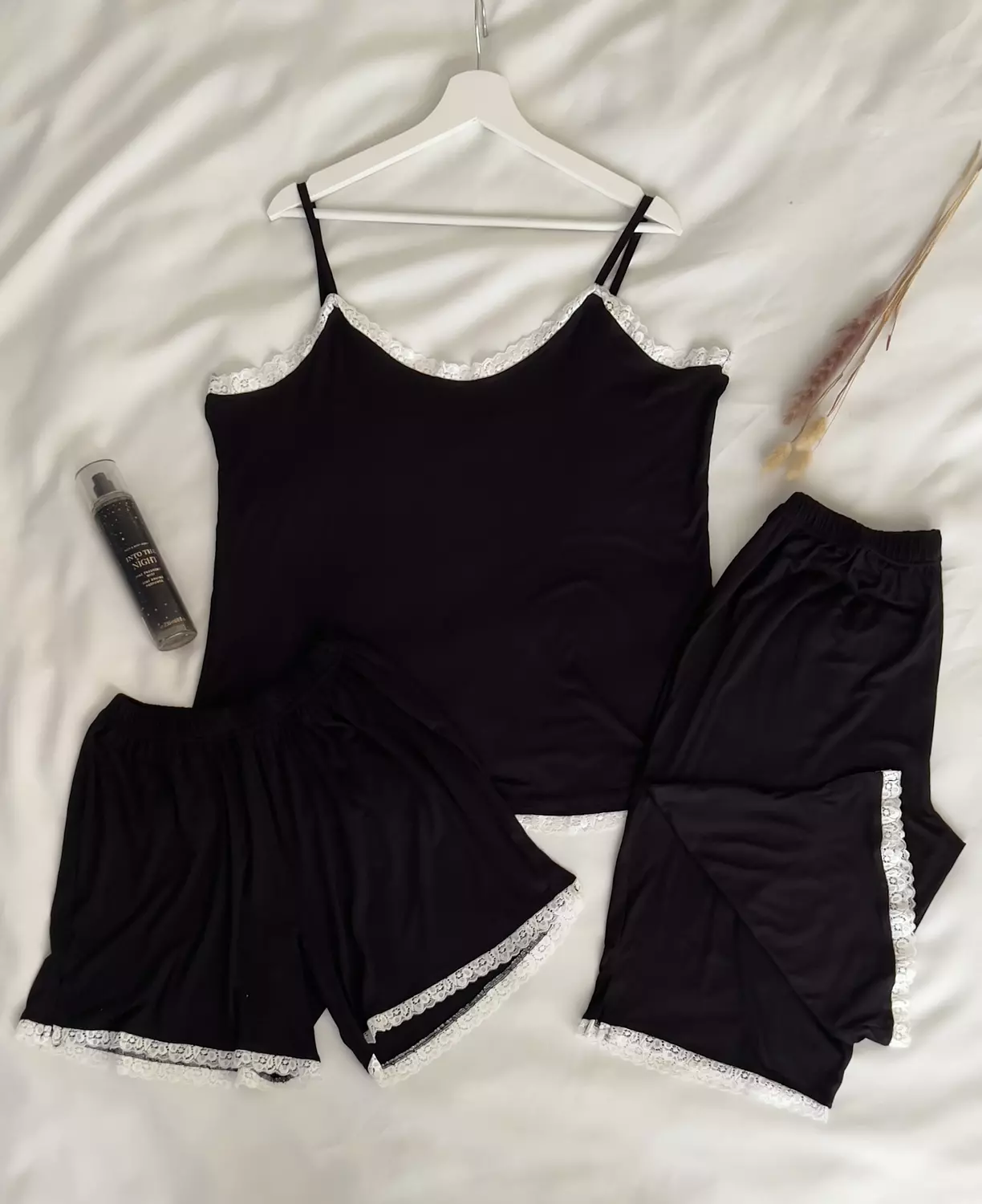 Black & White Lace Pyjamas  image