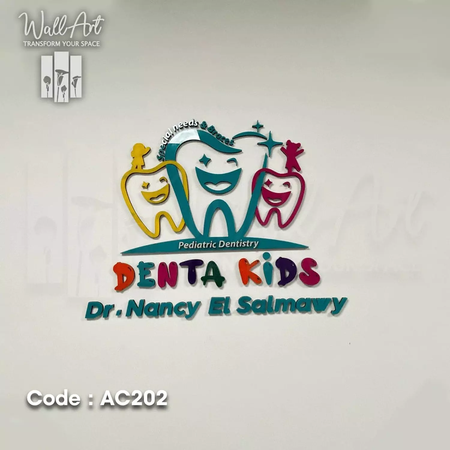 AC202- Coloured Acrylic Logo  image