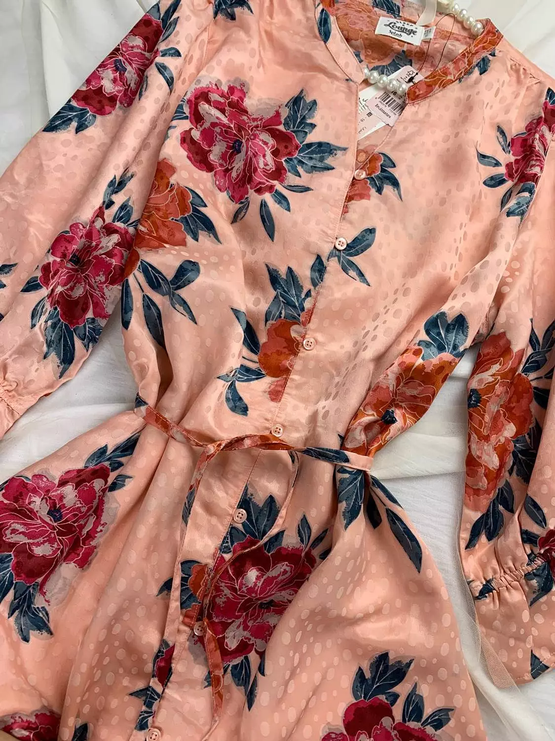 Maxi floral satin dress from Splash 2