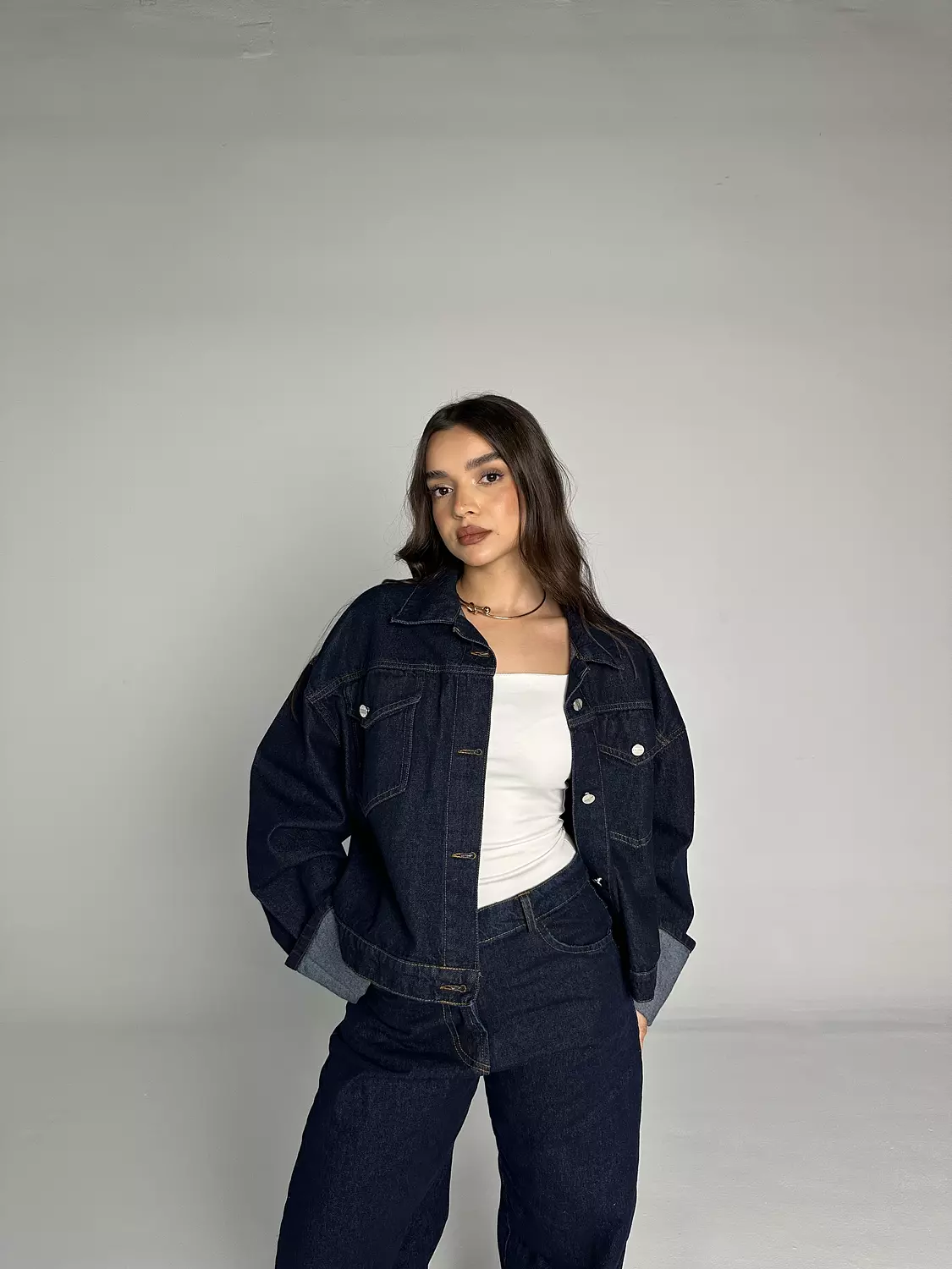 Dark Wash Denim Set 7