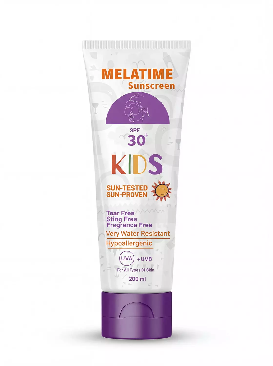 Melatime sunscreen SPF 30+ Kids - 200 ml image