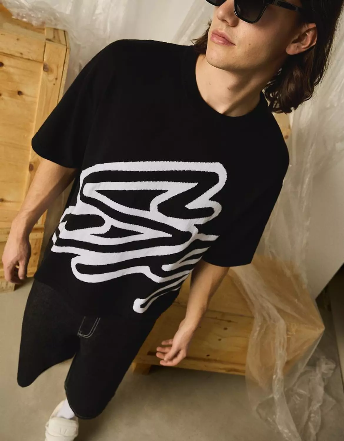 BERSHKA SHORT SLEEVE PRINT T-SHIRT 3