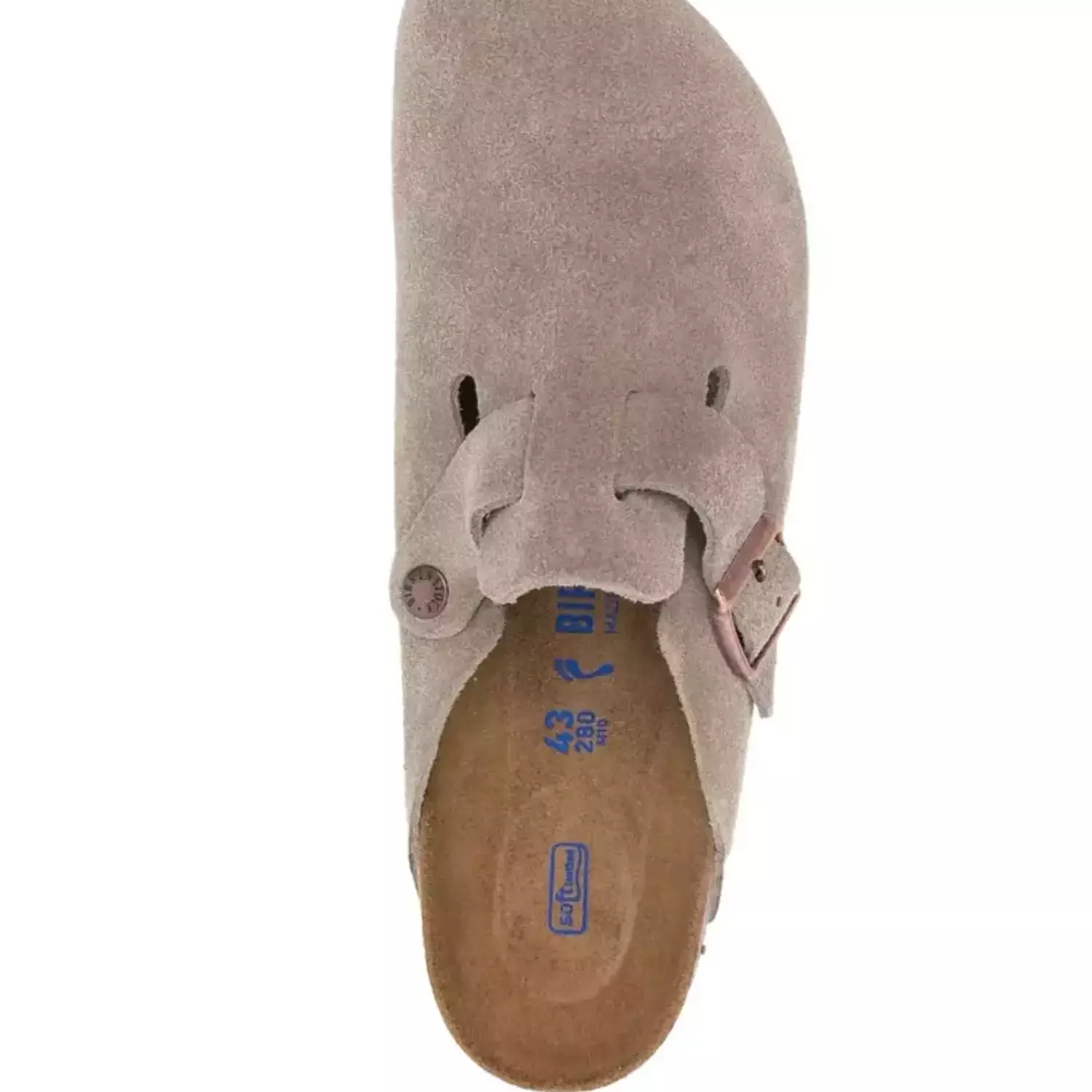 Birkenstock Boston Soft Footbed Suede Taupe (Narrow Fit) 2