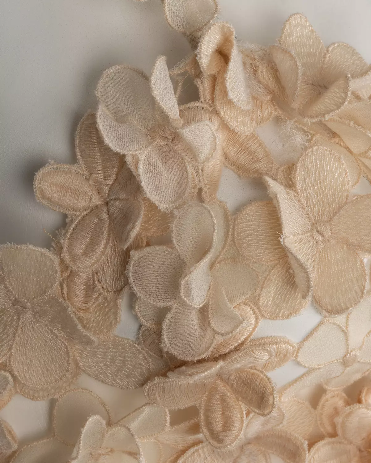 Chic Beige-Gold Guipure Lace Dress 2