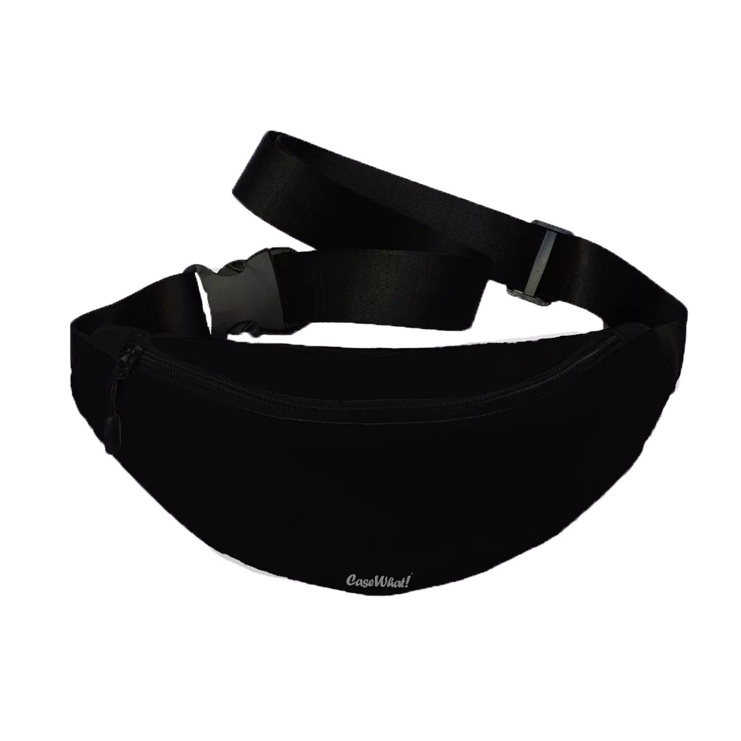 Black Plain Fanny Pack image