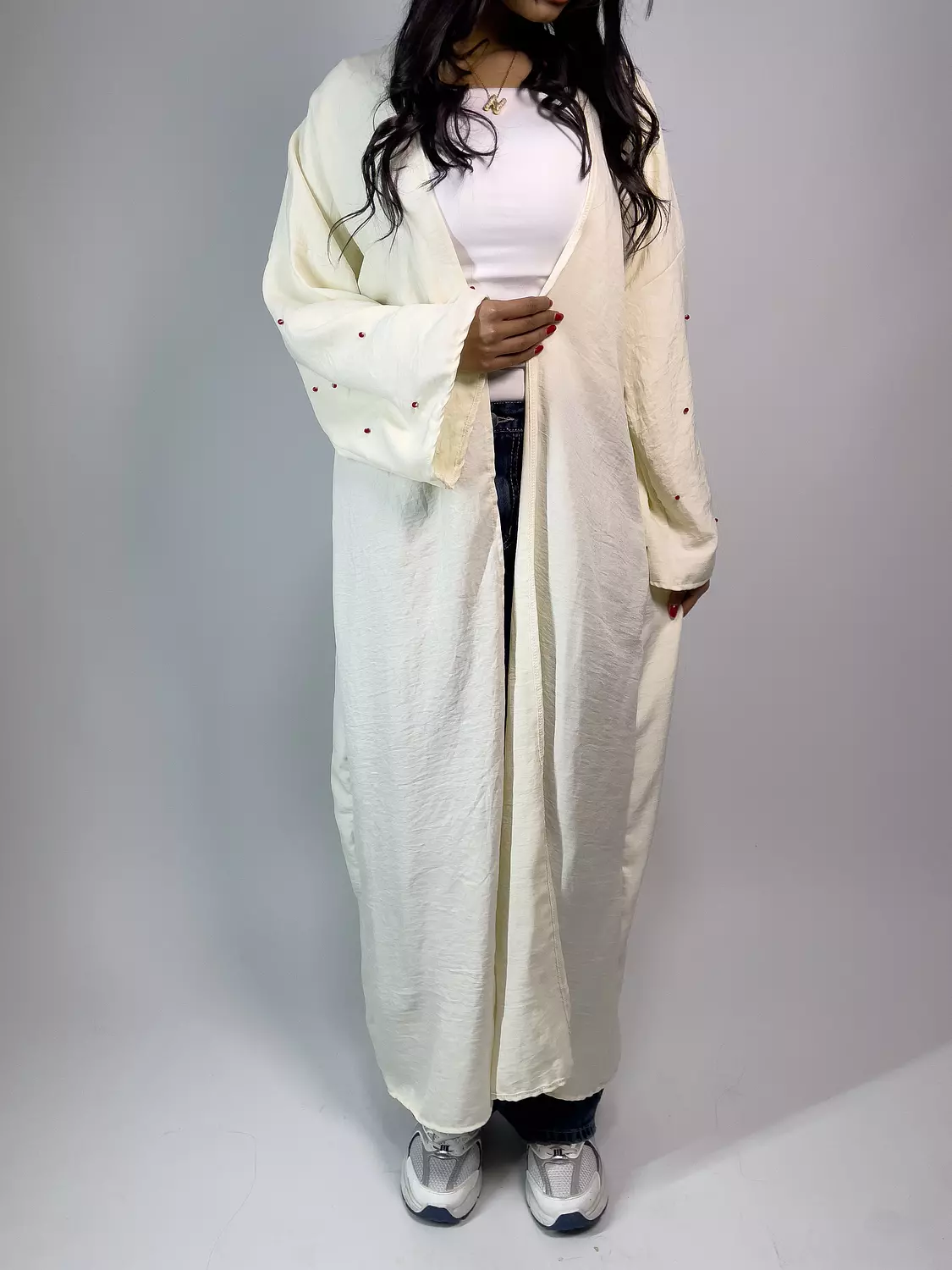Beige Glow Kaftan hover image