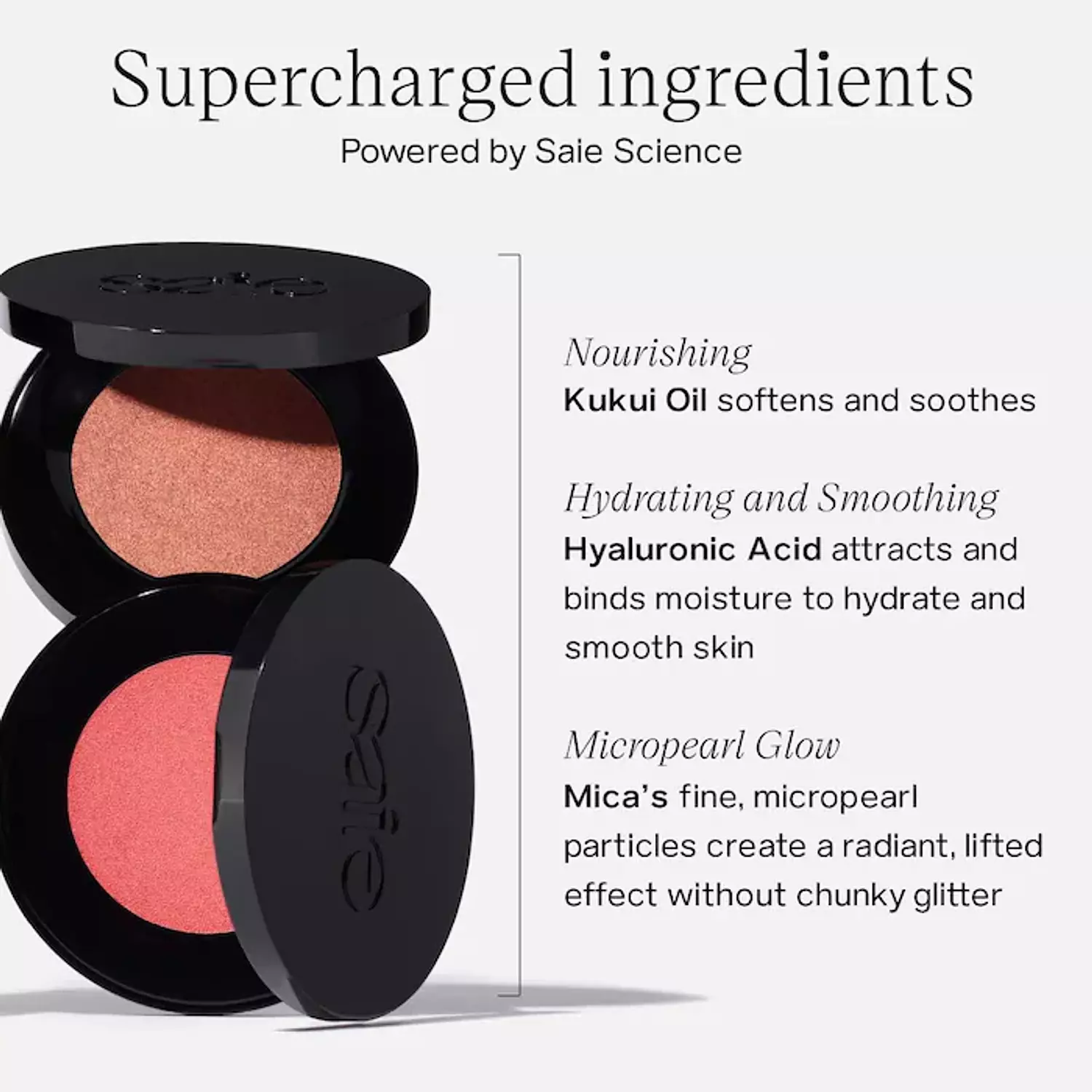 Saie  Glow Sculpt Multi-Use Cream Highlighting Blush 3