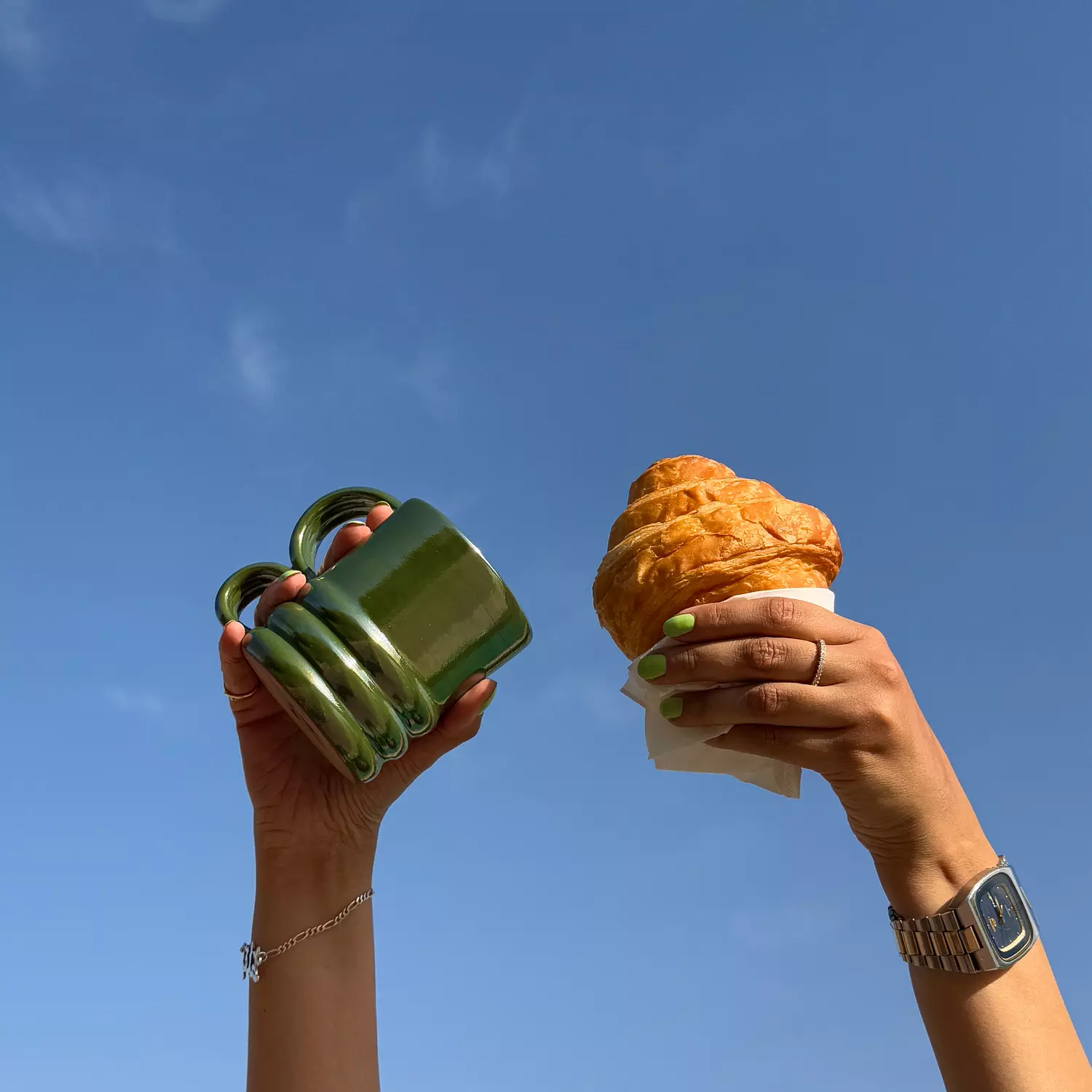 Pearly Green Mug hover image