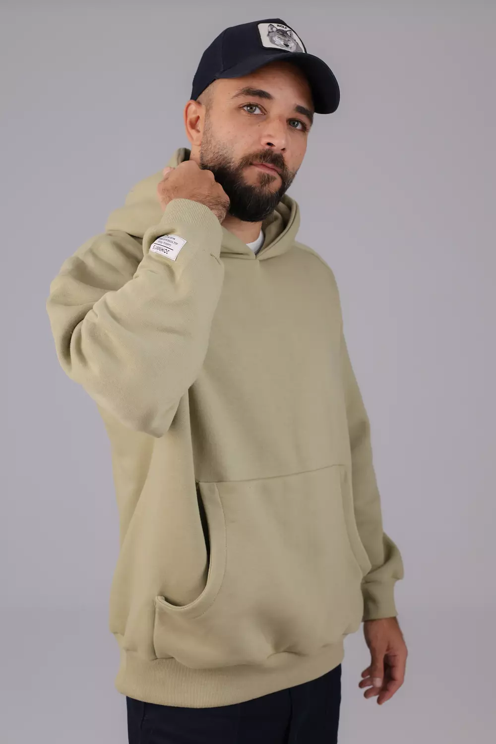 Wide Shoulder Hoodie 1