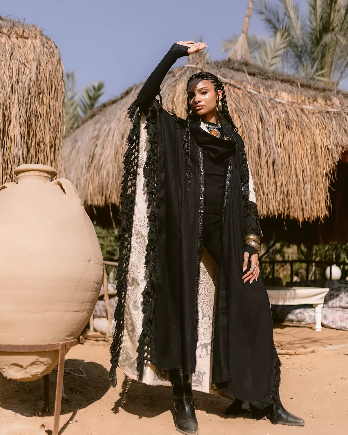 Fringes Kaftan 5