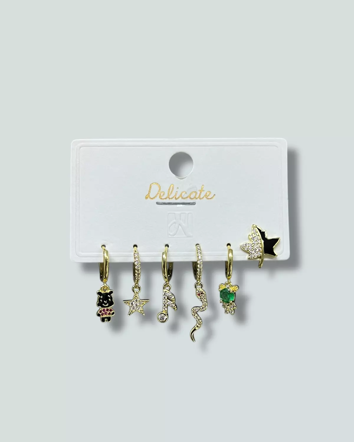 Stainless Steel Earrings set - 6 PCs 1