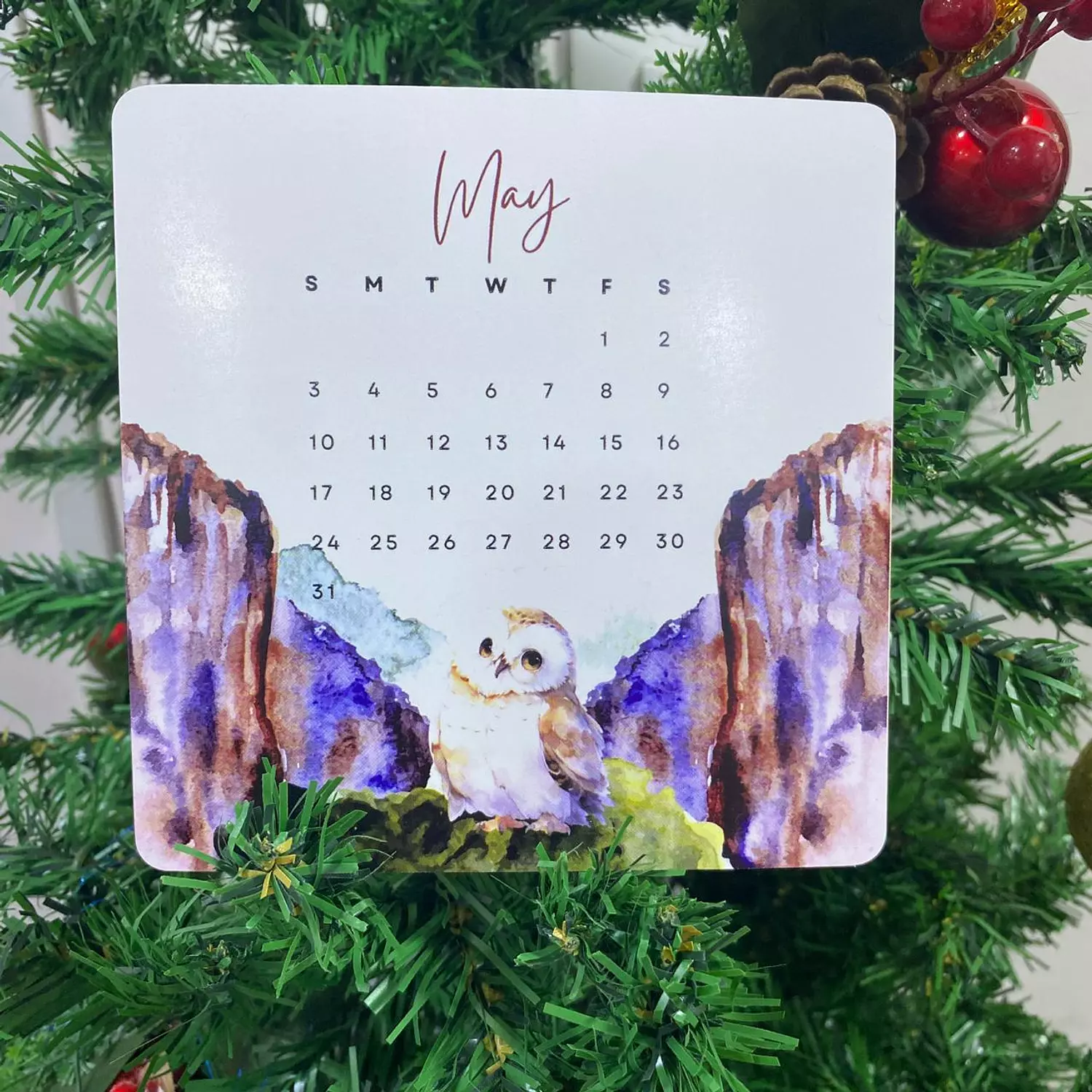 2026 Animals and Birds Desk Calendar 2