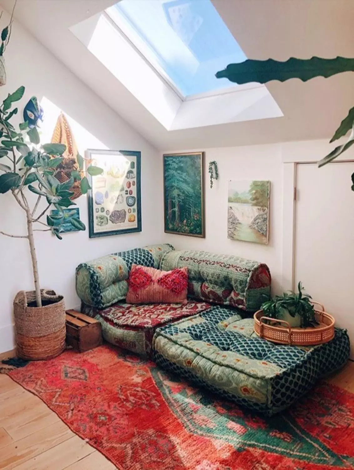 Boho seat (printed fabrics) 