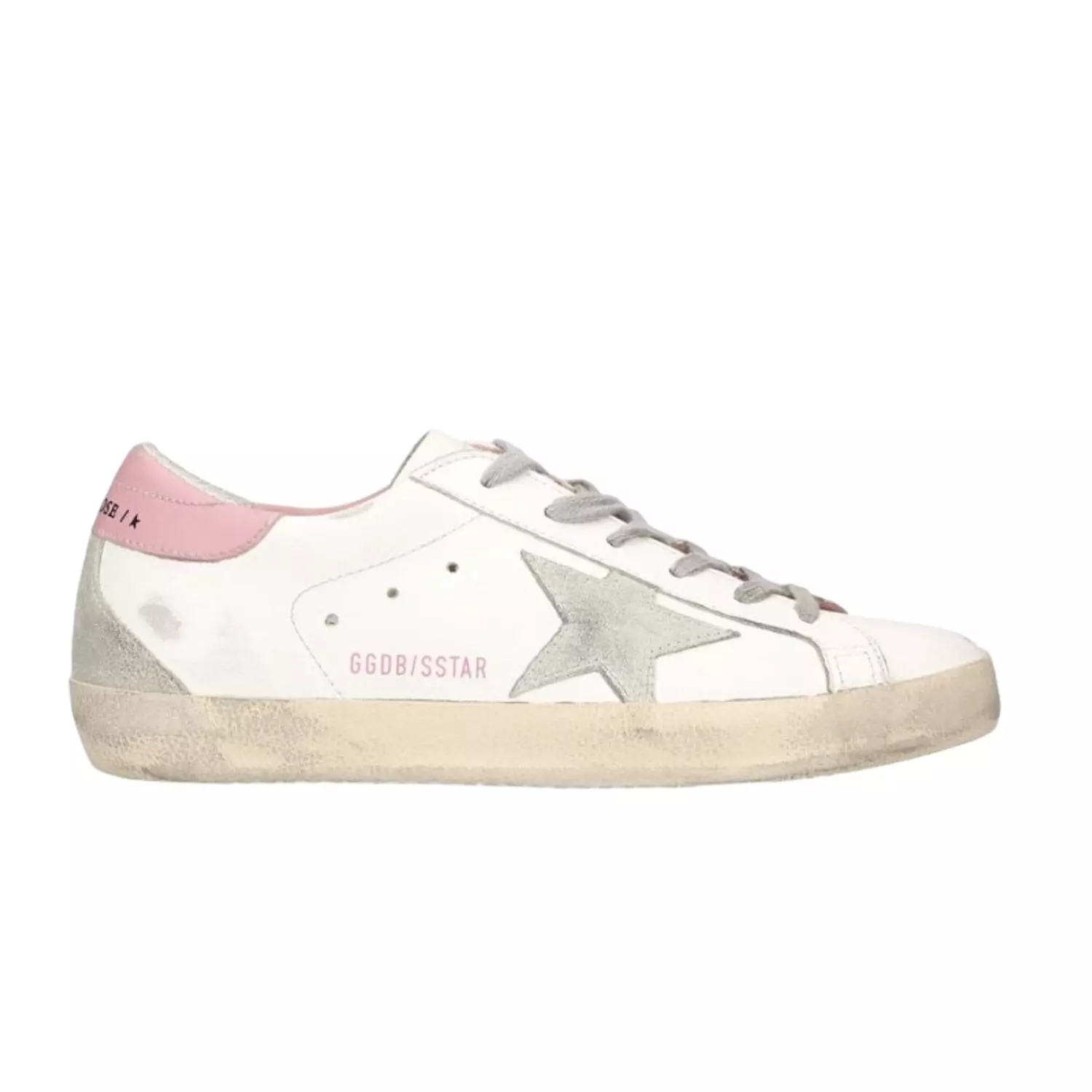 Golden Goose Super Star In White Pink image