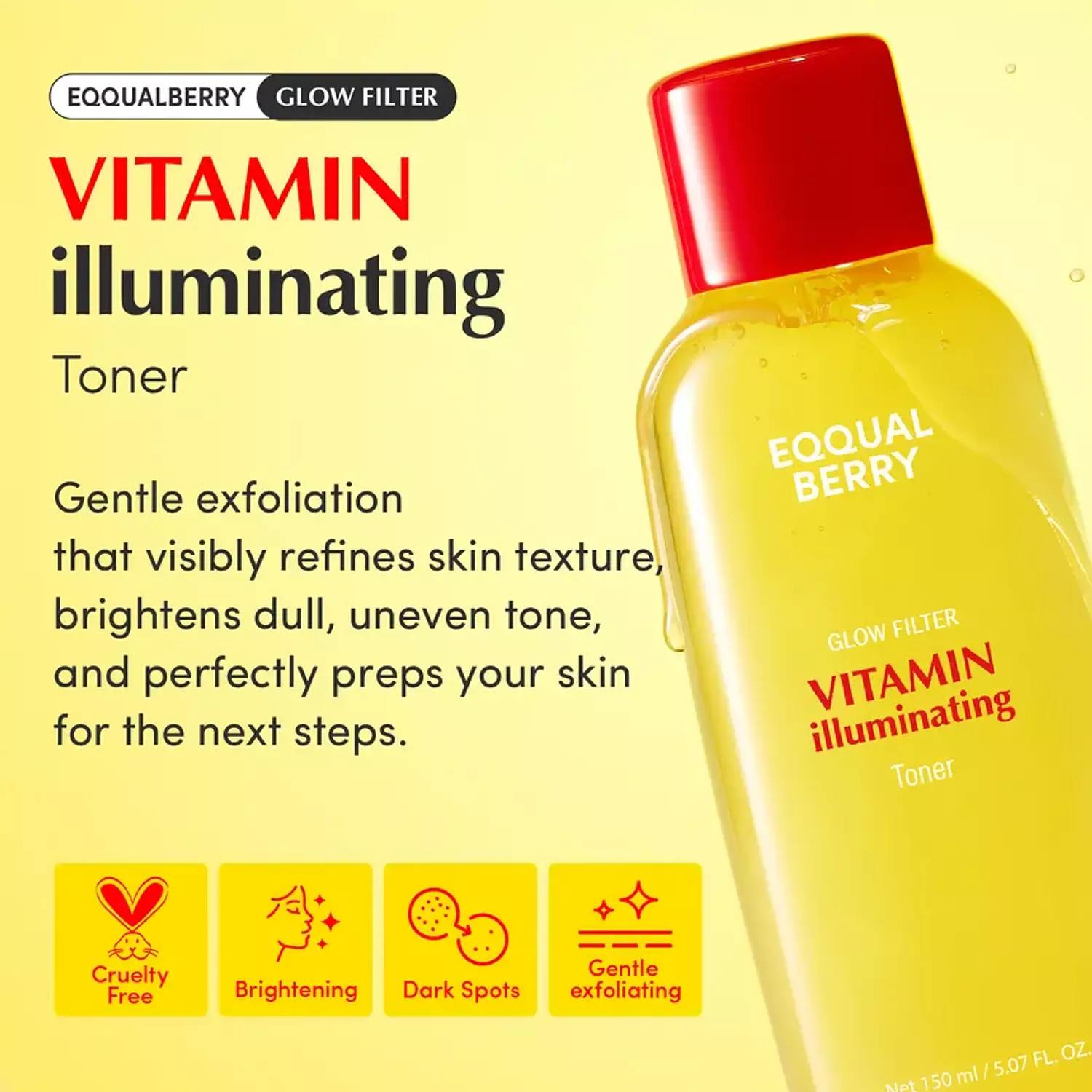 EQQUALBERRY - Vitamin Illuminating Toner hover image