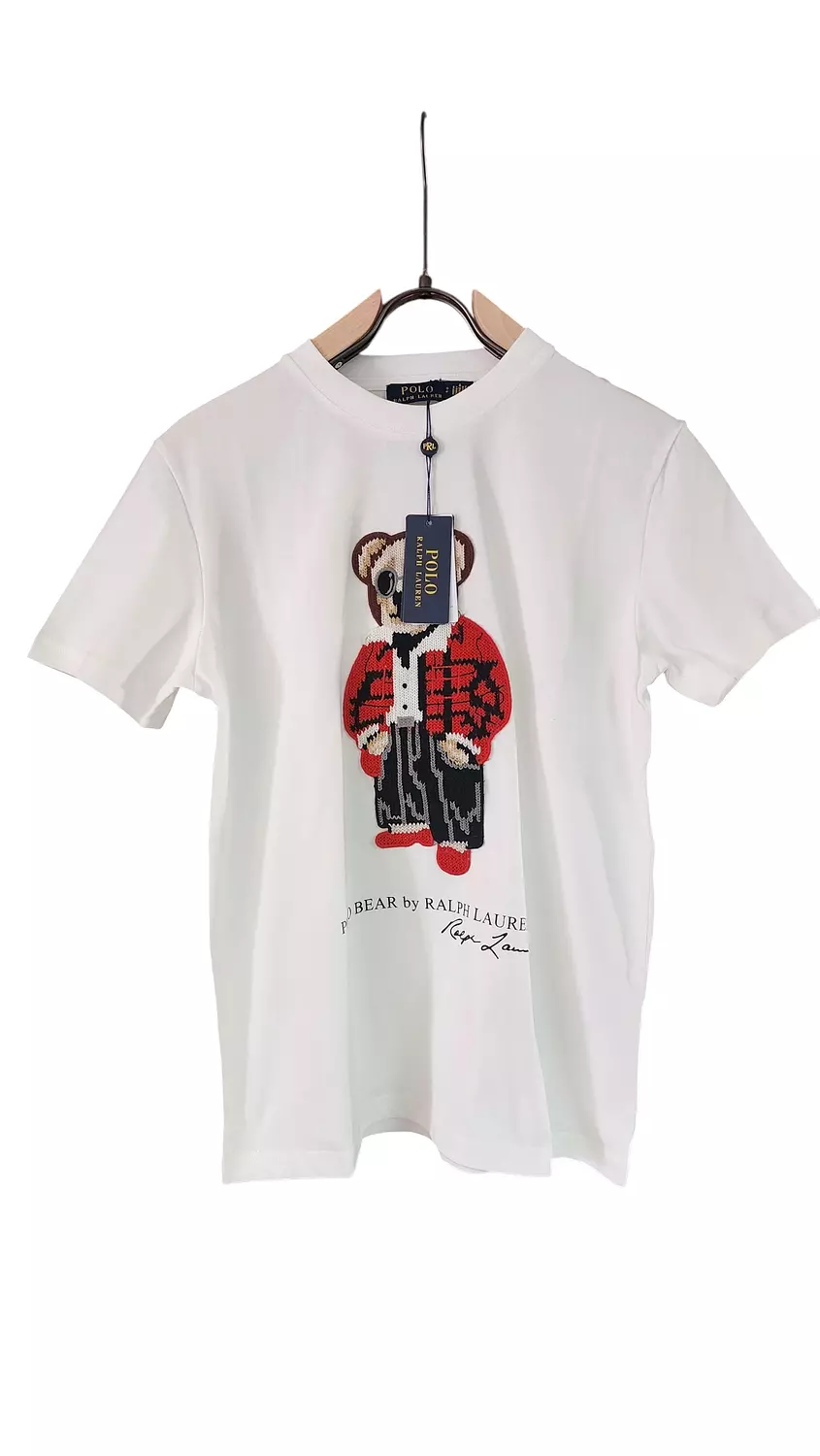 Polo red Bear white hover image