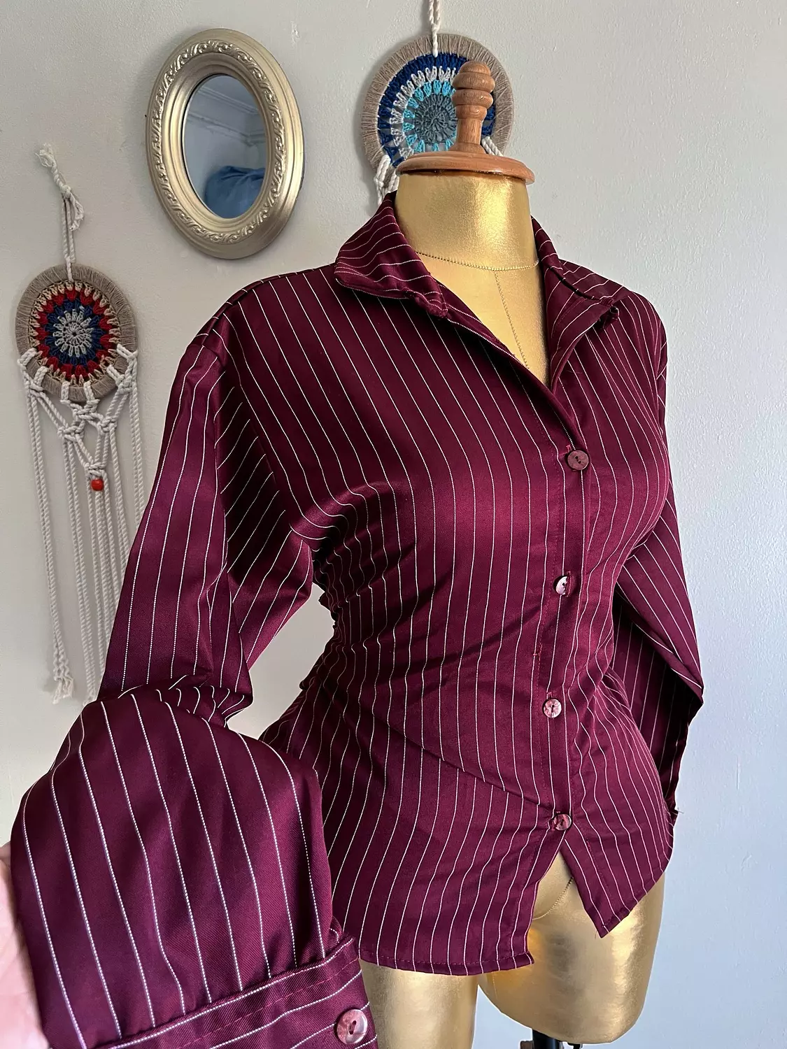 Corset stripe chemise image