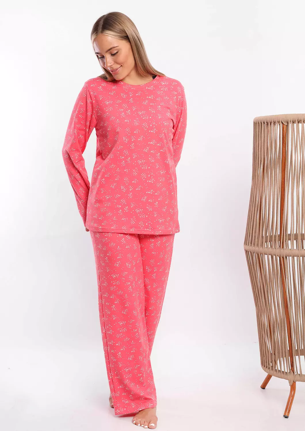 C310 Snowflakes pajama set  3