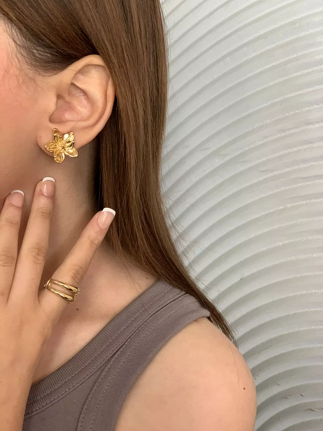 Flower earrings  image