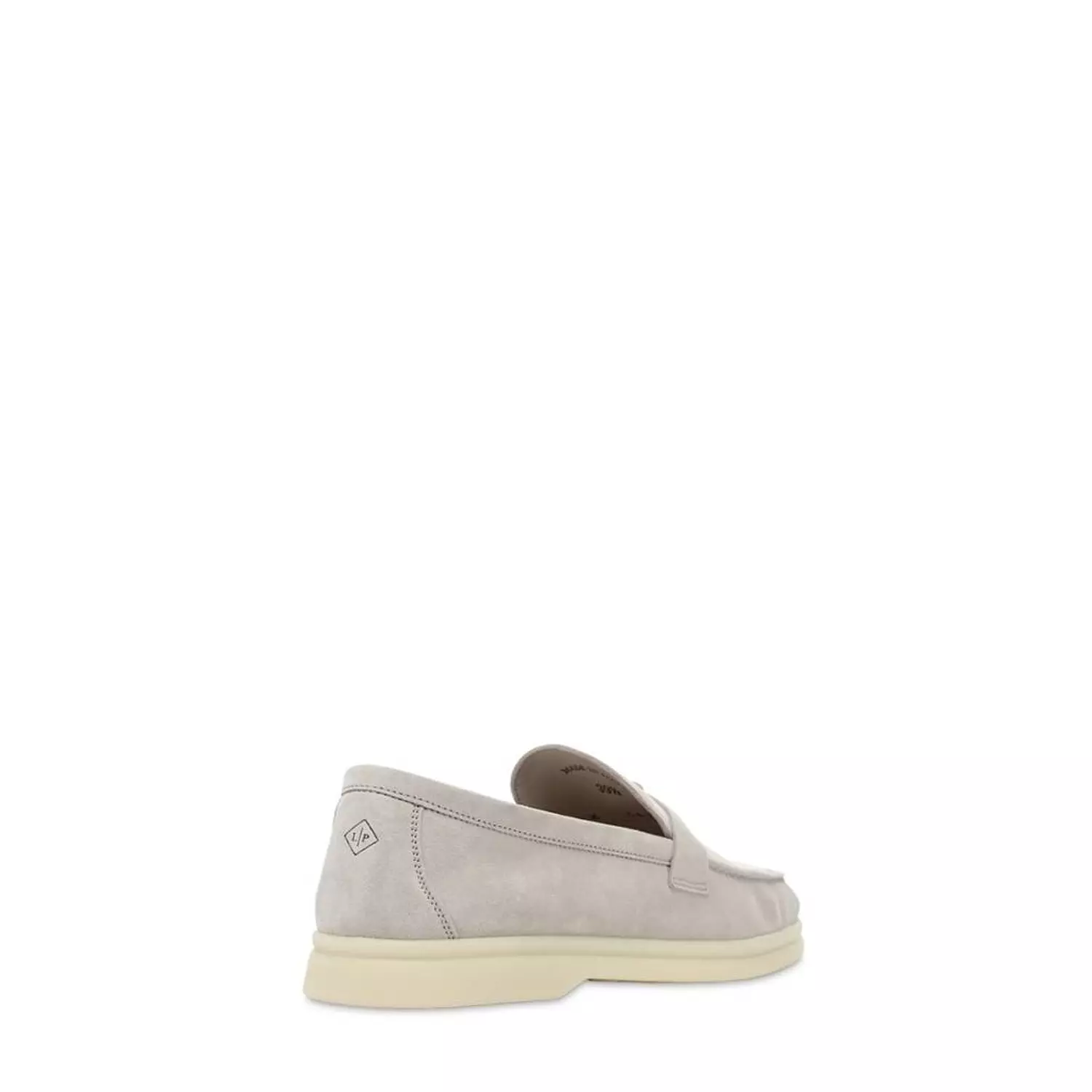 Loro Piana Summer Charms Walk Loafer Suede Pearl Grey 2