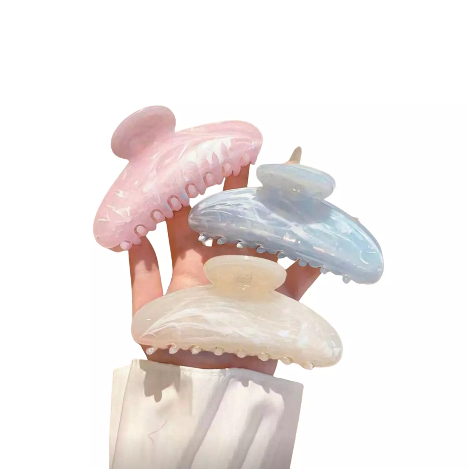 Large Water Wave 1 Pc Claw Clip image