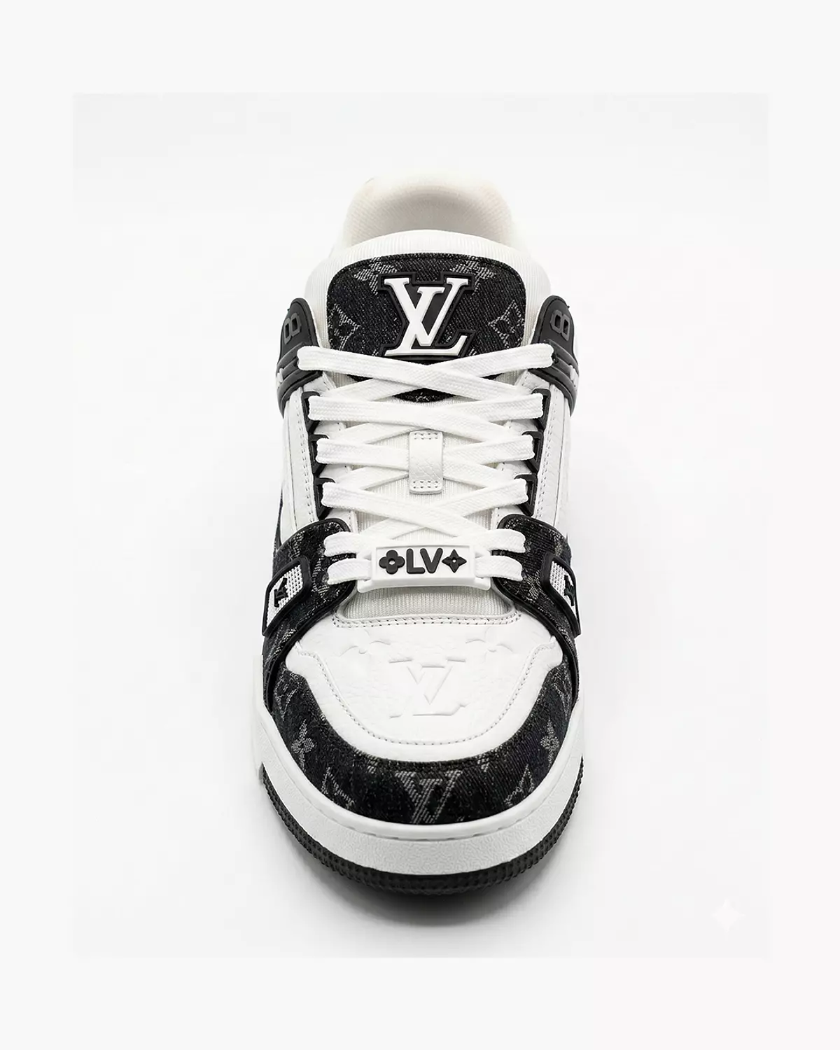 LV Men Shoes - Black & White  2