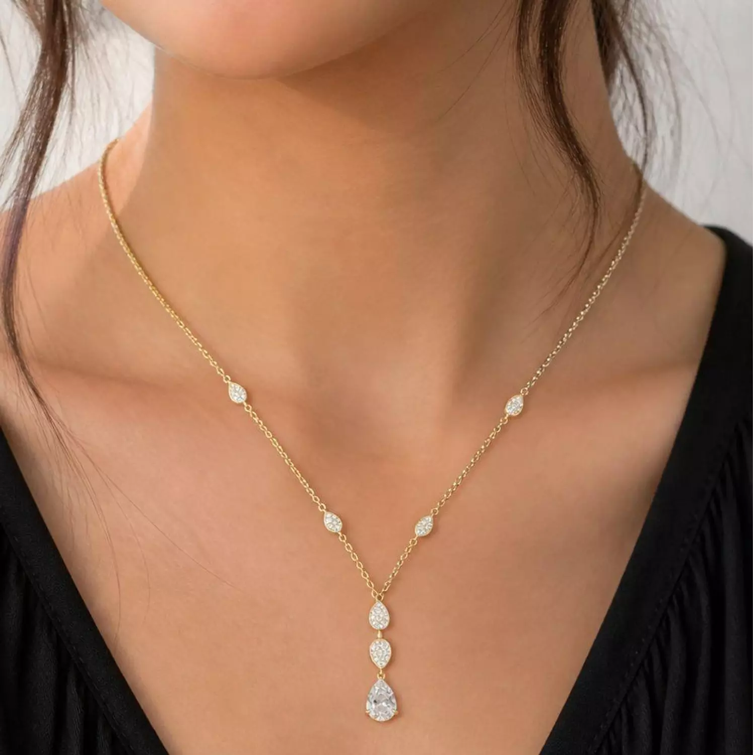 Silver Necklace Daimond image