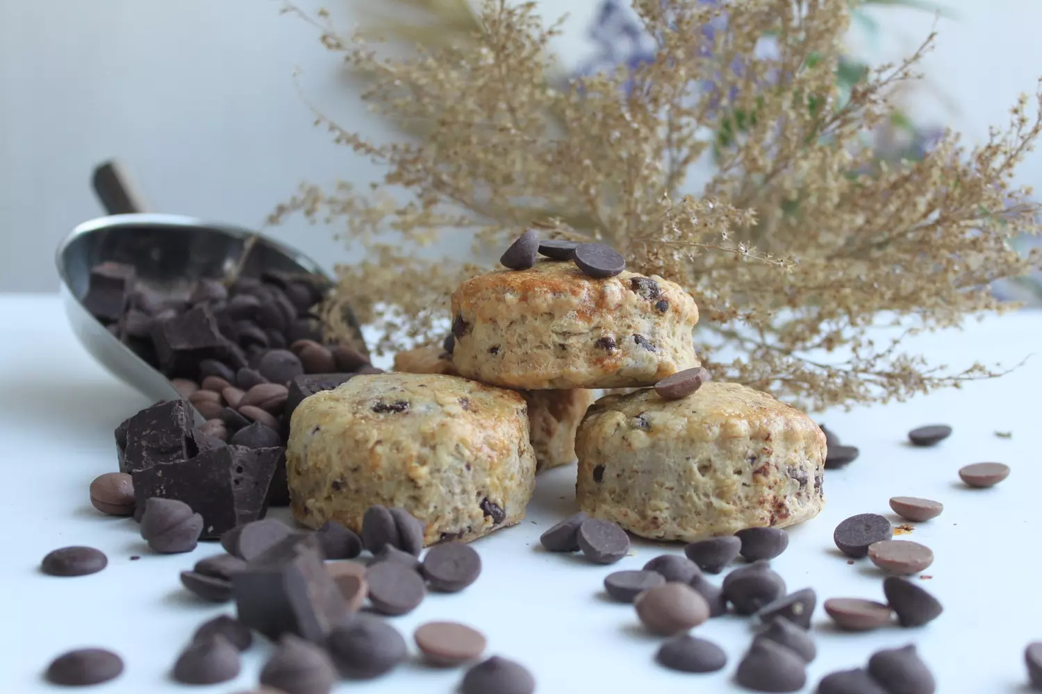 Chocolate Chip Tea Scones 8