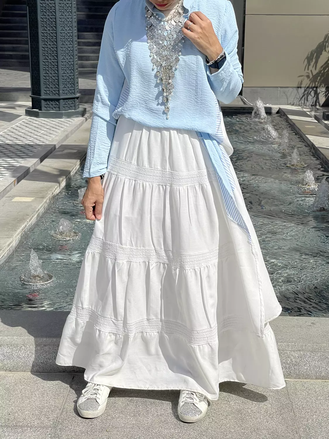 White skirt  4