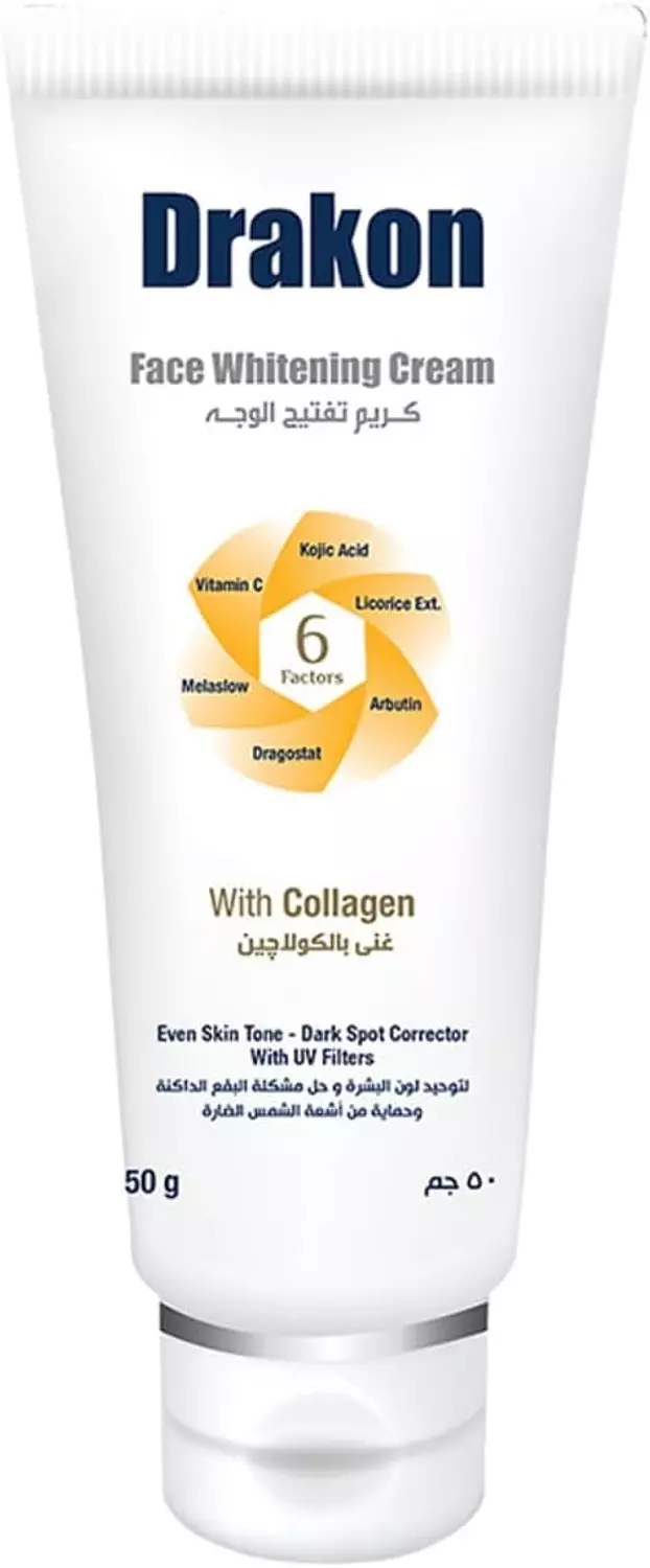 OFFER 1+1- DRAKON WHITENING FACIAL WASH FOR OILY SKIN 200 ML + FACE WHITENING CREAM  5