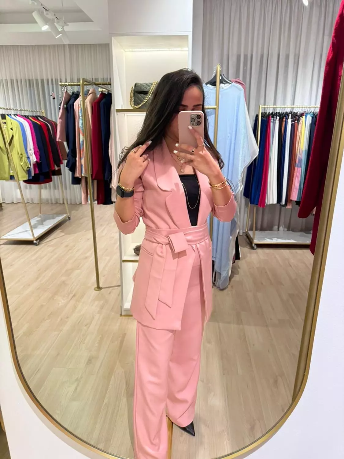 PANTS PINK SUIT image
