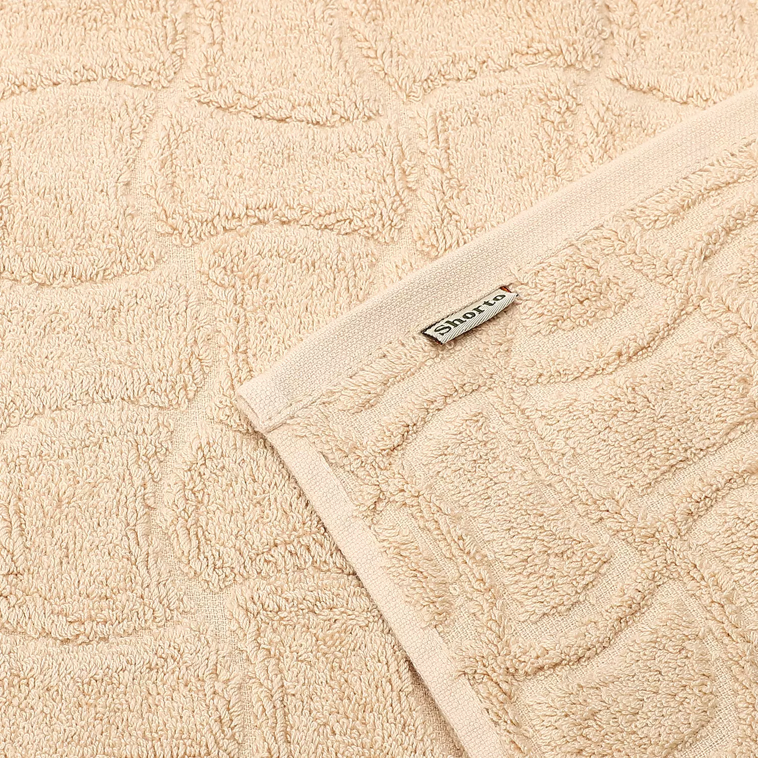 Shorto Towel Made From 100% Cotton - 2627 - Beige 2