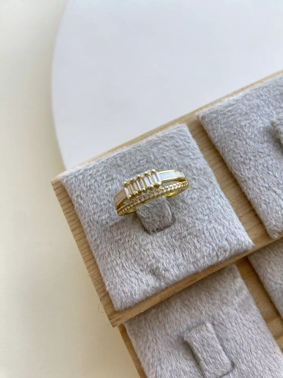 White x Gold ring image