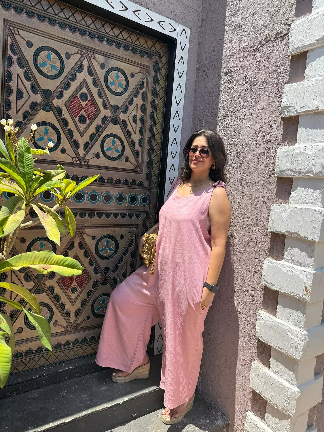 over size linen jumpsuit  28