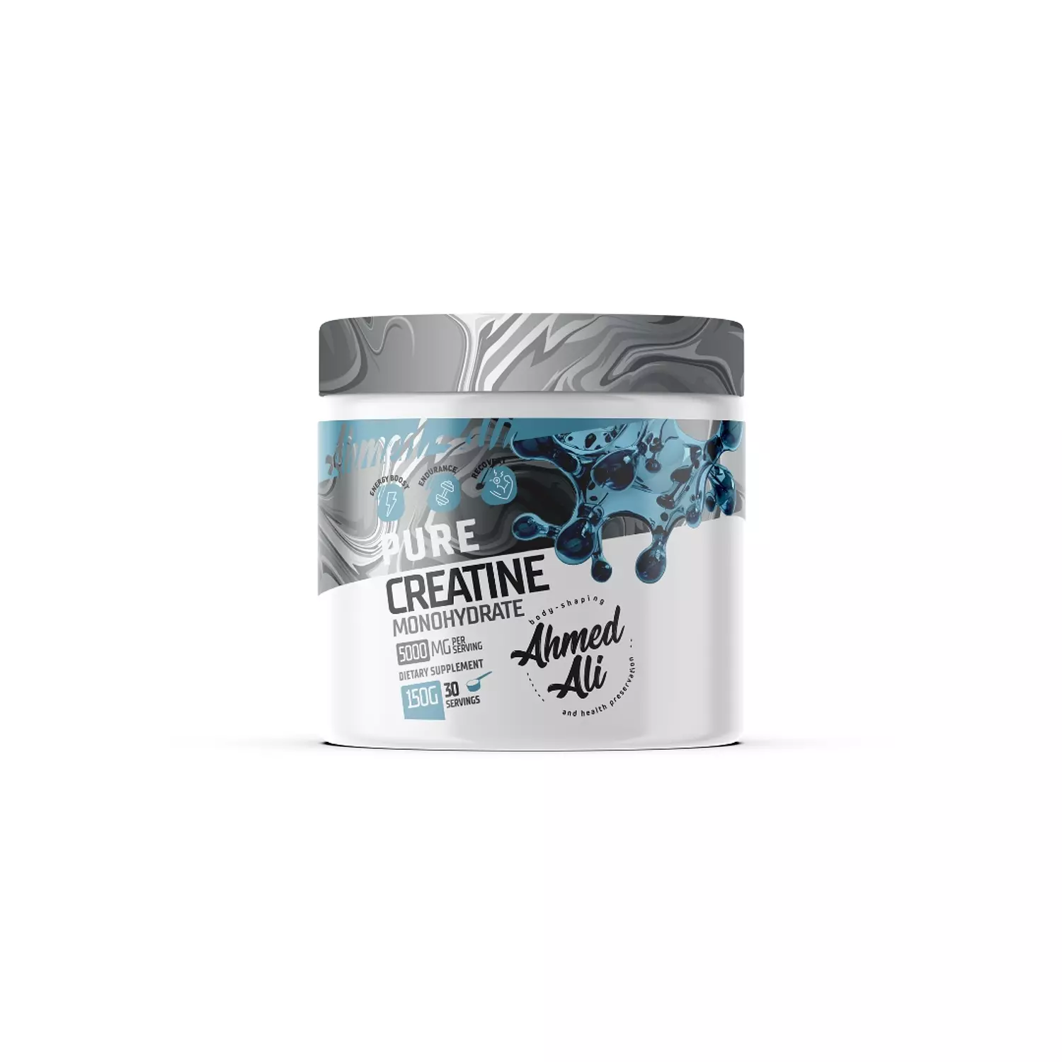 Ahmed Ali Nutrition | Pure Creatine Monohydrate | 5g – 300G 1