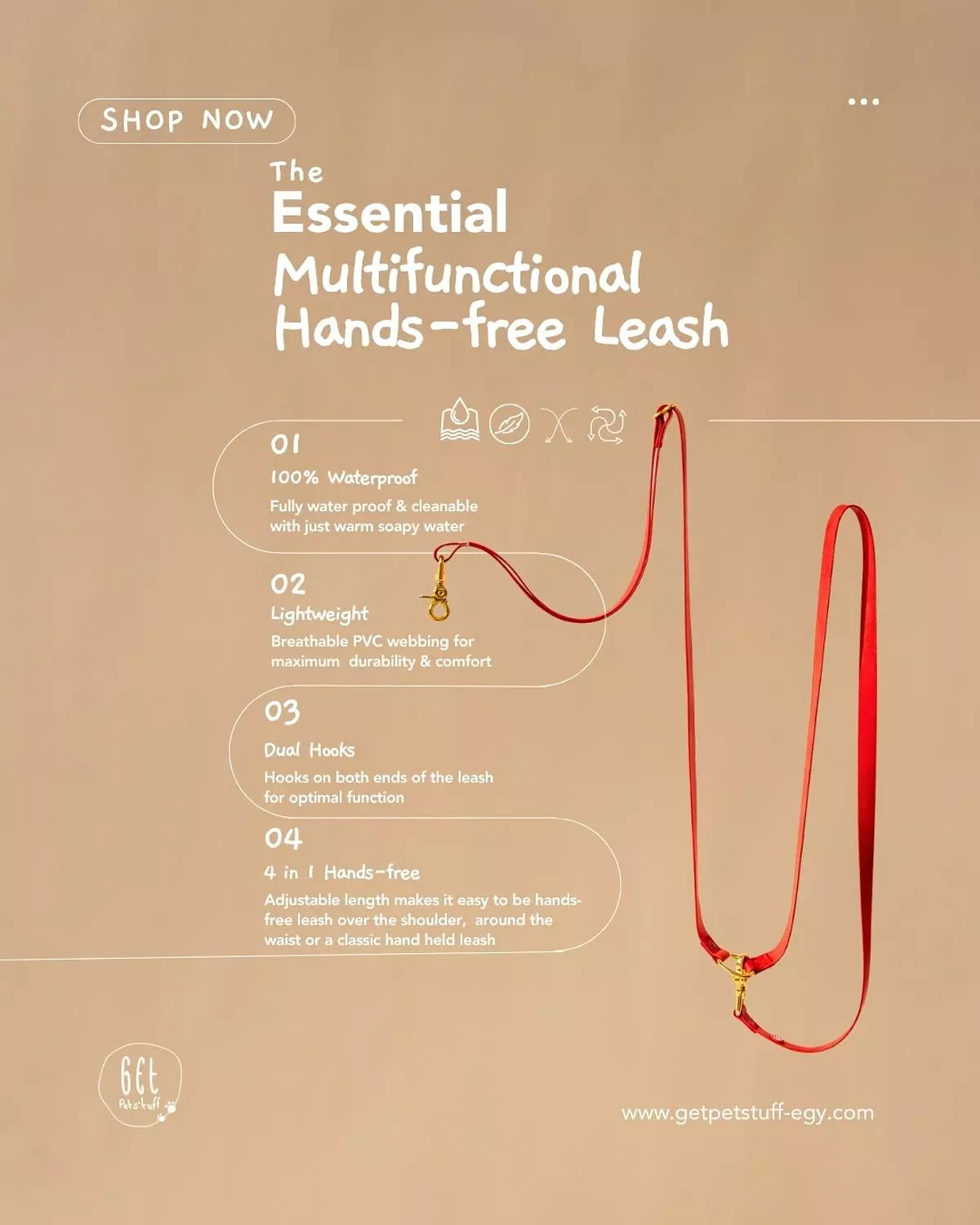 Essential Hands-free Leash 3