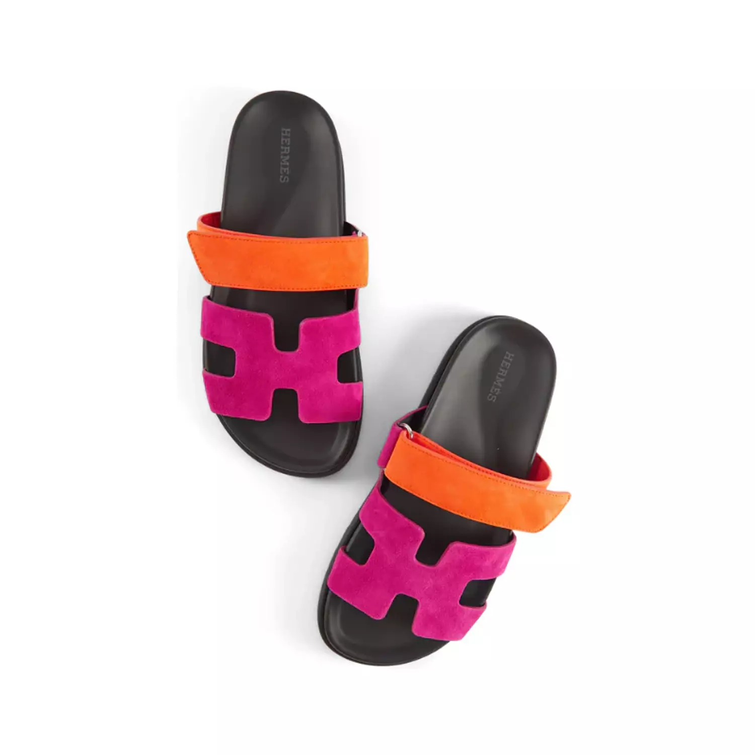 Hermes Chypre Sandal Rose Chapas / Orange Synthétique 3
