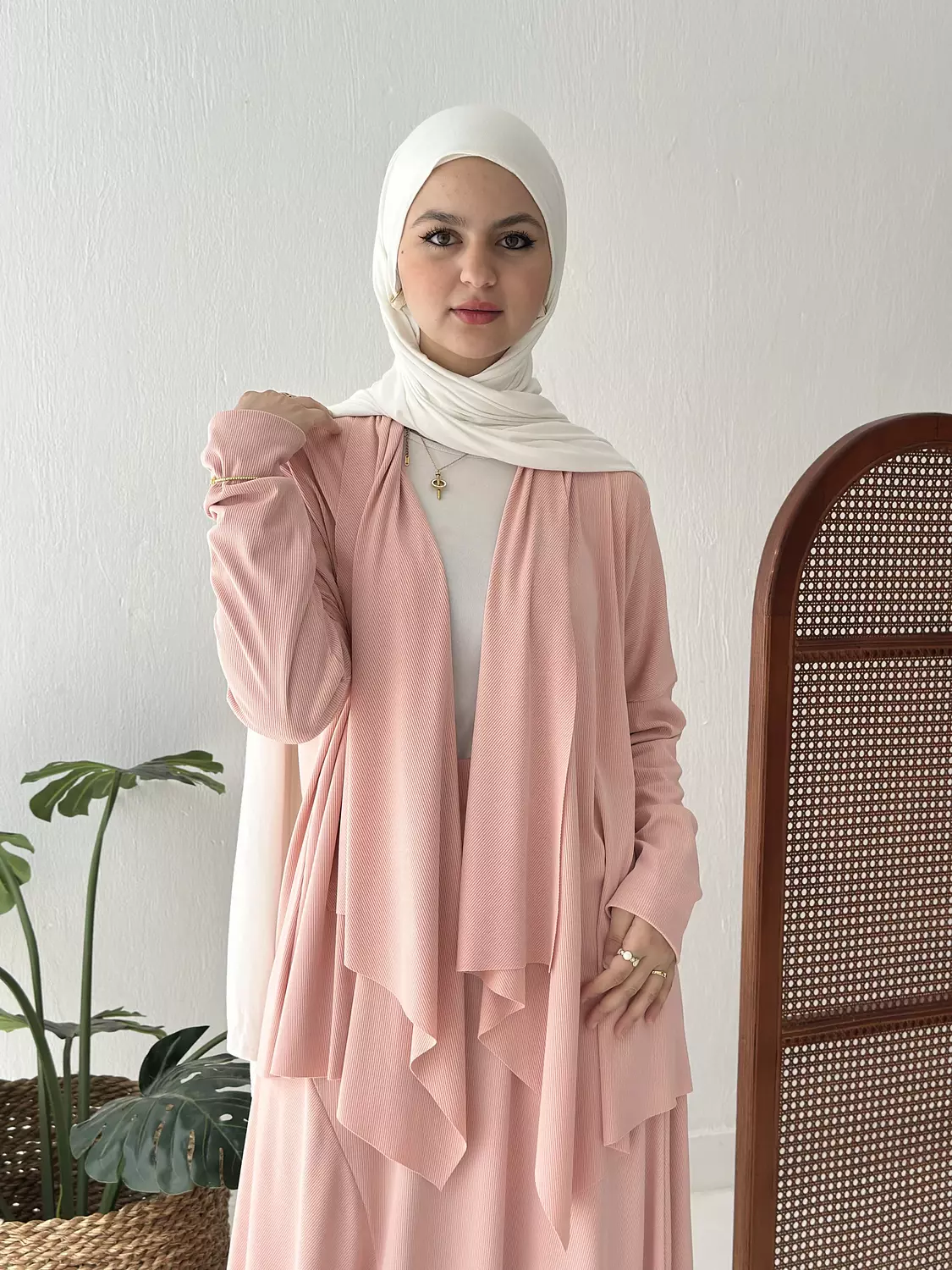 Elegance In Motion Skirt Set In Pink 5